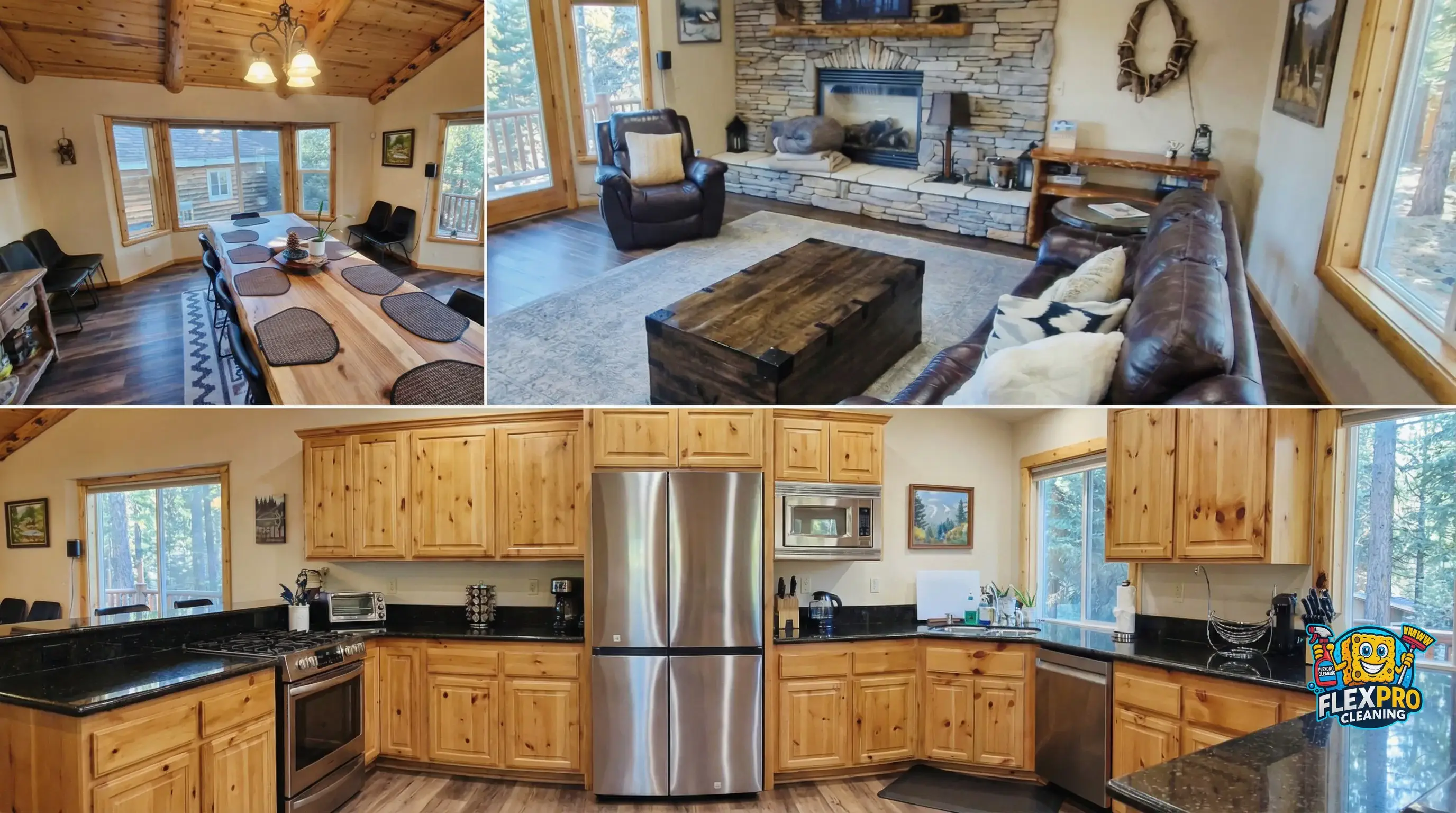 Living room after cleaning