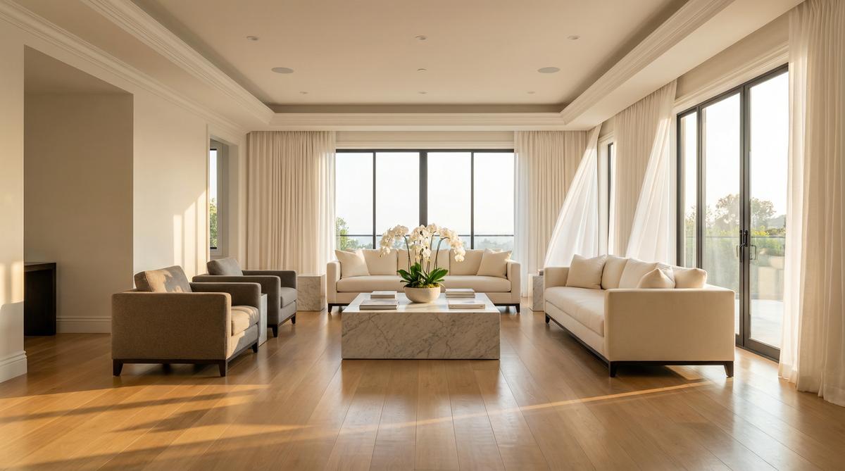 Pristine upscale Los Angeles home interior — FlexPRO Cleaning
