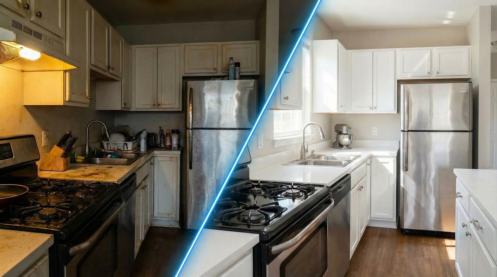 The Difference a Deep Clean Makes — Before and After by FlexPRO Cleaning